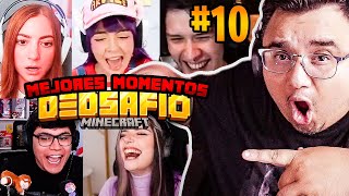 REACCIONANDO A MEJORES MOMENTOS EN DEDSAFIO MINECRAFT 3 DIA 10 [upl. by Saidnac]