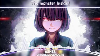 【Nightcore】➙ Ashes♪Undertale Genocide Song♪ Lyrics [upl. by Frymire]