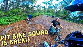 Pit Bike Adventures  HOMIES ARE BACK [upl. by Aisad]