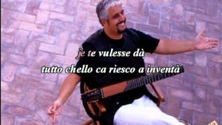 Pino Daniele  Basta na jurnata e sole Karaoke  Versione Concerto Medina Tour [upl. by Mendy]