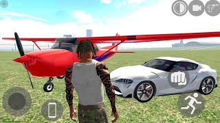 Indian GTA Private Airplane Toyota Supra Rolls Royce and Yamaha R15 Motorbike  Android Gameplay [upl. by Ferdinanda]