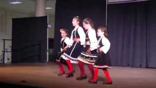 The Radost Folk Ensemble Childrens group  Chetvorno Horo [upl. by Yllim]