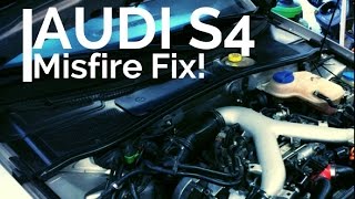 How To Fix Cylinder Misfiring  2001 Audi S4  27t [upl. by Esiahc294]