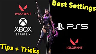 The Best Console Settings  Tips  Valorant Console Beta [upl. by Oicneserc]