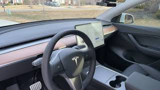 Tesla Model Y Radar Detector Instalation Blendmount  MirrorTap [upl. by Niawat]