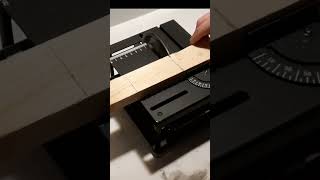 Mini table saw in action making the cut diy minitablesaw process woodworking [upl. by Mckay]