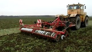 Powerful Kirovec K  701  Horsch Terrano cultivating [upl. by Favin]