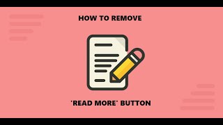 Newsomatic How to remove the Read More button from the end of generated posts [upl. by Brodench59]