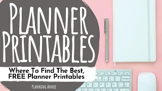 Free Planner Printables [upl. by Ilatfan]