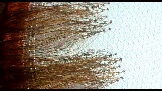 TIP Synthetic hair ventilation natural ends [upl. by Eittod]