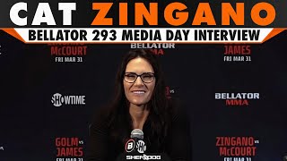 Cat Zingano  Bellator 293 Media Day Interview [upl. by Bidget]