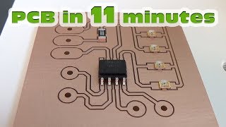 PCB making PCB prototyping quickly and easy  STEP by STEP [upl. by Karr]