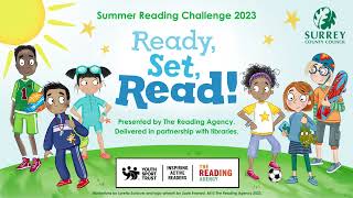 Surrey Libraries Summer Reading Challenge 2023  Ready Set Read [upl. by Eirehs]