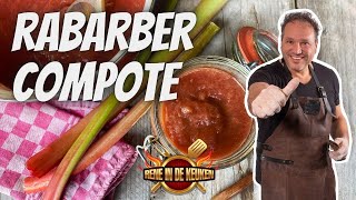 Rabarber compote uit eigen moestuin [upl. by Idnim119]