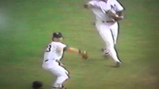 Don Mattingly Unbelievable Catch amp Throw Vs California Angels [upl. by Evilc]