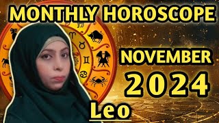 Leo November Horoscope 2024Monthly PredictionSuccess and ChangeHinaMaGinfo [upl. by Haase]