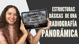 Identificando estructuras de una radiografía panorámica u ortopantomografia  Odontologia con Cri [upl. by Hull]