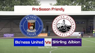 Boness United Vs Stirling Albion Highlights 030721 [upl. by Wilmott]