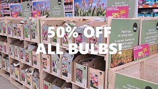 THE HOME DEPOT 50 OFF ALL BULBS FOR SPRING BLOSSOMS  CANADA gardening sale homegarden flower [upl. by Rebor]