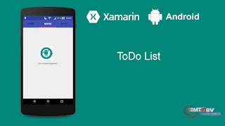 Xamarin Android Tutorial  ToDo List App [upl. by Ahsiuqel457]