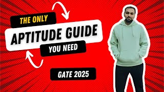 How to prepare APTITUDE for GATE 2025  gate2025 gateexam aptitude [upl. by Joya]