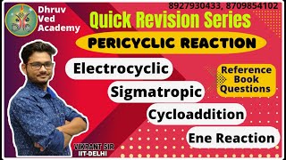 PERICYCLIC REACTION  ONE SHOT REVISION  REFERENCE BOOK QUESTIONS WITH PYQ [upl. by Rior]