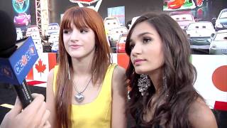 Bella Thorne amp Pia Mia Talk Shake It Up At Cars 2 Premiere [upl. by Atiek]