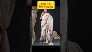 New collection Sarees Price 1199 with free shipping  DM whatsapp 8143845392 [upl. by Eitsirc]