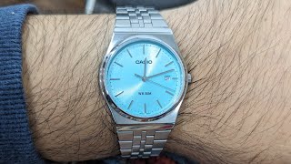 ASMR Unboxing Of CASIO Tiffany Blue Enticer MTPB145D2A1VDFA2198 [upl. by Conn]