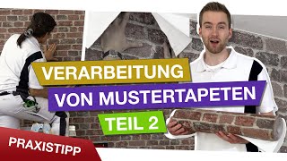 Mustertapeten Teil 2 Gut organisieren dann klappt’s auch mit der Verarbeitung [upl. by Christmann]