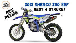 The BEST Four Stroke Dirt Bike 2021 Sherco 300SEF Review [upl. by Herbst]