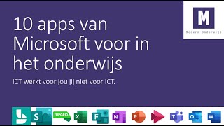 10 apps van Microsoft voor in het onderwijs [upl. by Martinez]