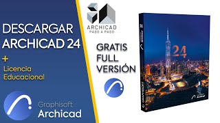 CÓMO DESCARGAR ARCHICAD 24 ESPAÑOL  Full versión  Educacional  2020 💻 [upl. by Ardelle12]