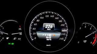 MercedesBenz C 180 Acceleration 0  227 kmh near top speed [upl. by Yeliah]