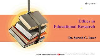 Ethics in Educational Research Hindi [upl. by Euhc644]