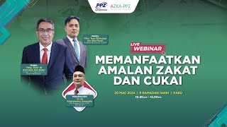 Live Webinar  Memanfaatkan Amalan Zakat dan Cukai [upl. by Burgwell207]