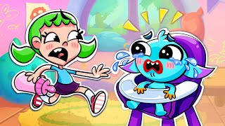 Why little sibling wont sleep   Kids song fun cartoon [upl. by Leay]