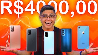 TOP 5 MELHORES SMARTPHONE ATÉ 4000 REAIS [upl. by Nolitta657]