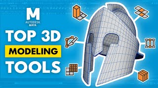 How to Use The Modeling Tools in Maya [upl. by Galatea252]