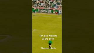 Tor des Monats  März 1994  Thomas Rath bundesliga dynamo goals [upl. by Burdett]