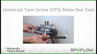 How to use the Universal Twin Screw UTS Rotor Nut Tool  WCB [upl. by Kirsteni417]