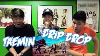 TAEMIN  DRIP DROP PERFORMANCE VIDEO REACTION FUNNY FANBOYS [upl. by Nazay850]