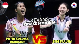 SENGIT Putri Kusuma WARDANI vs SIM Yu Jin  Badminton KOREA MASTERS 2024 QF [upl. by Annagroeg]