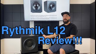 Rythmik L12 Direct Servo Subwoofer Review Best SQ under 600 [upl. by Abihsot]