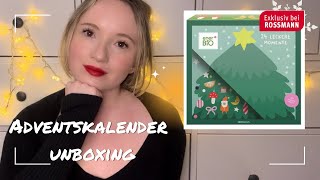 ener Bio Adventskalender Unboxing 😍✨ Rossmann 🎄👌 SaragoesSahara [upl. by Hecklau]