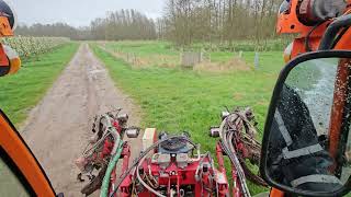 Schoffelen met de Holder tussen de perenbomen holder schoffelen mechanisch fruitteelt [upl. by Pufahl623]