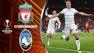 Liverpool vs Atalanta Extended Highlights  UEL QuarterFinals 1st Leg  CBS Sports Golazo [upl. by Atinod514]