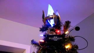 Voice Activated Starcraft Pylon Tree Topper  Construct Additional Pylons [upl. by Sila]