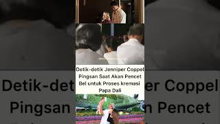 jennifer coppen pingsan saat pencet bel prosesi kremasi papa dali ytshort shortvideo shorts [upl. by Reifinnej]