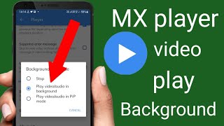 mx player ka video background me kaise chalaye [upl. by Laktasic]